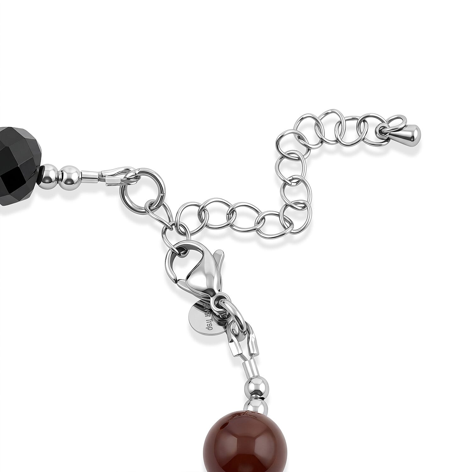 GCS Black Agate, Red Agate and Green Jasper Bracelet Kit in Platinum Bond 98.50 ctw