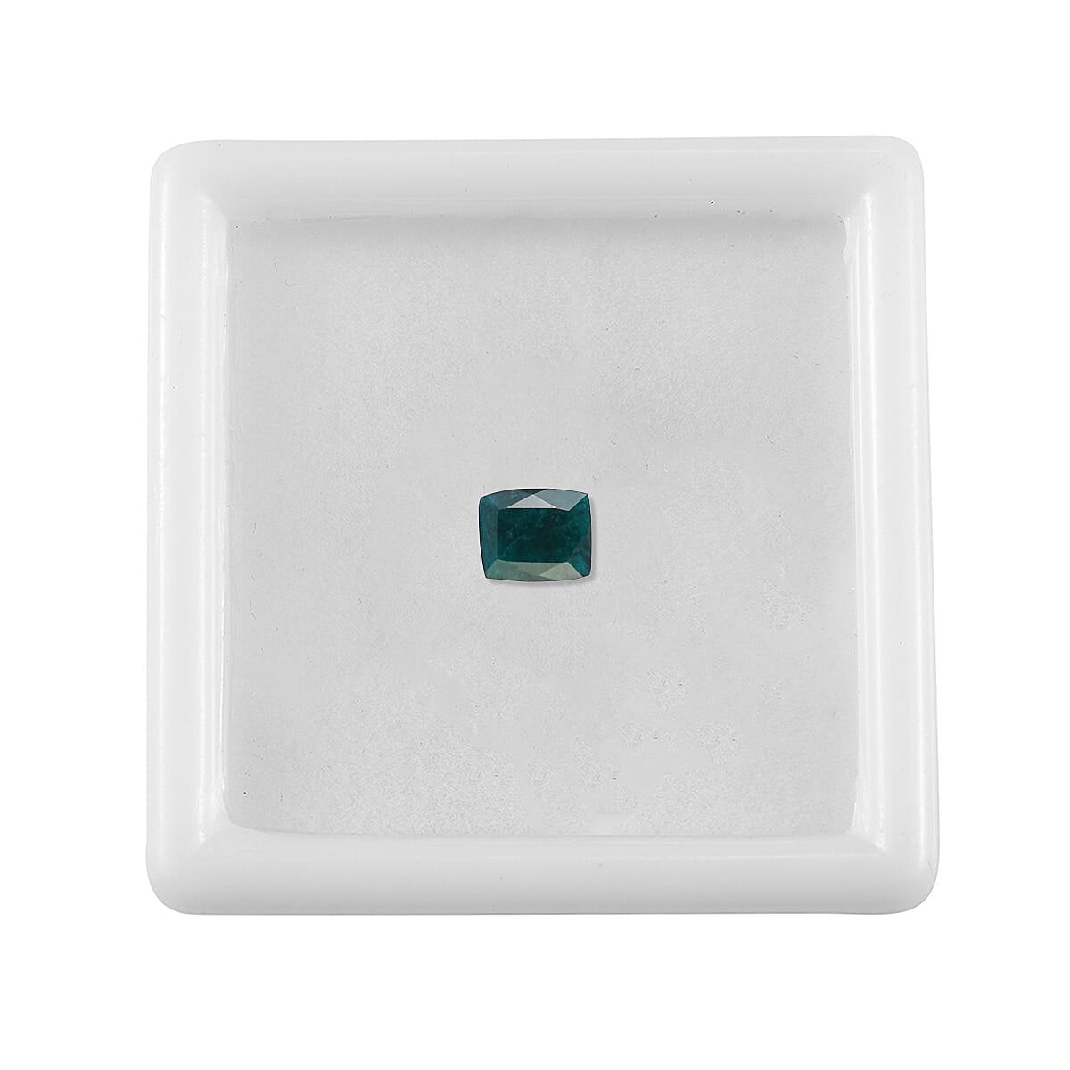 Teal Grandidierite Set of 2 (Cush 6x4 mm) 0.89 ctw