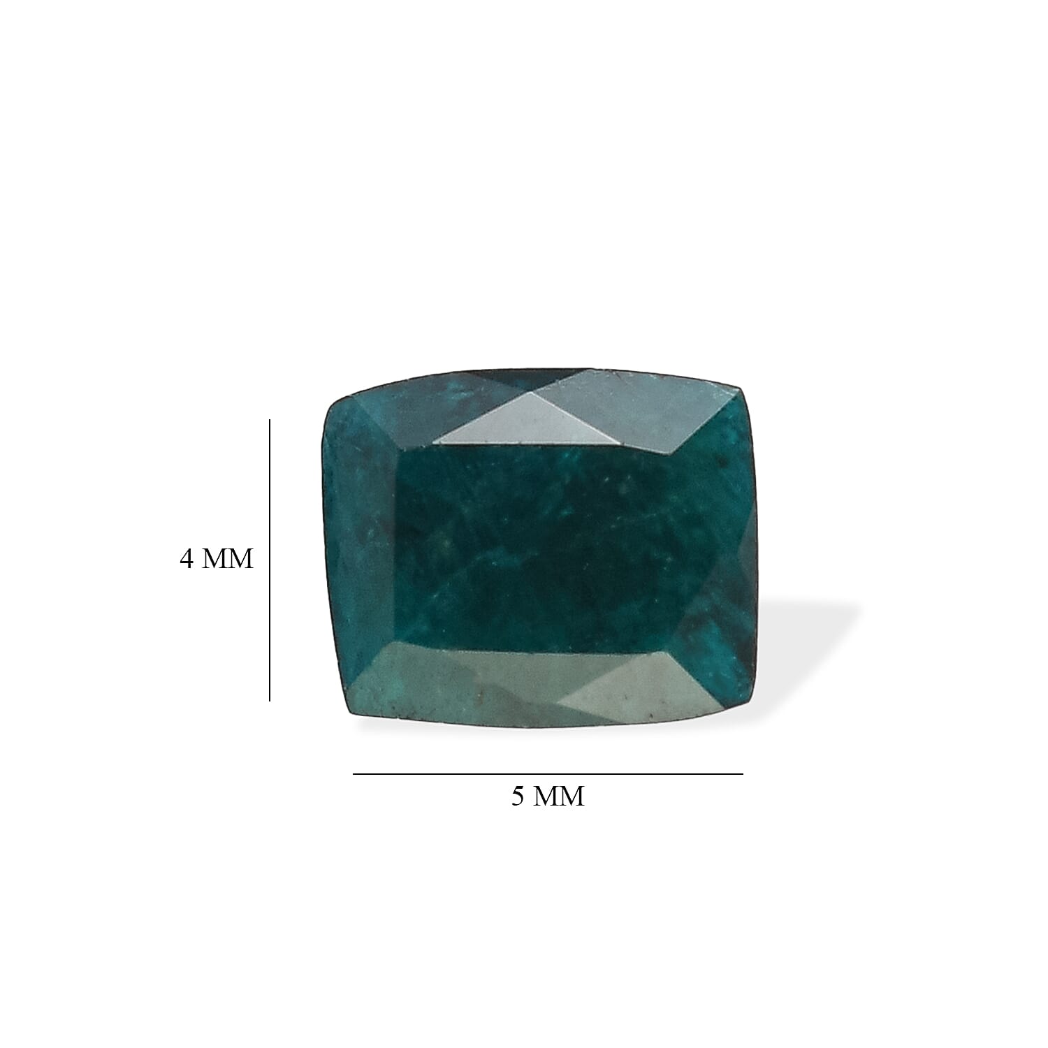 Teal Grandidierite Set of 2 (Cush 6x4 mm) 0.89 ctw