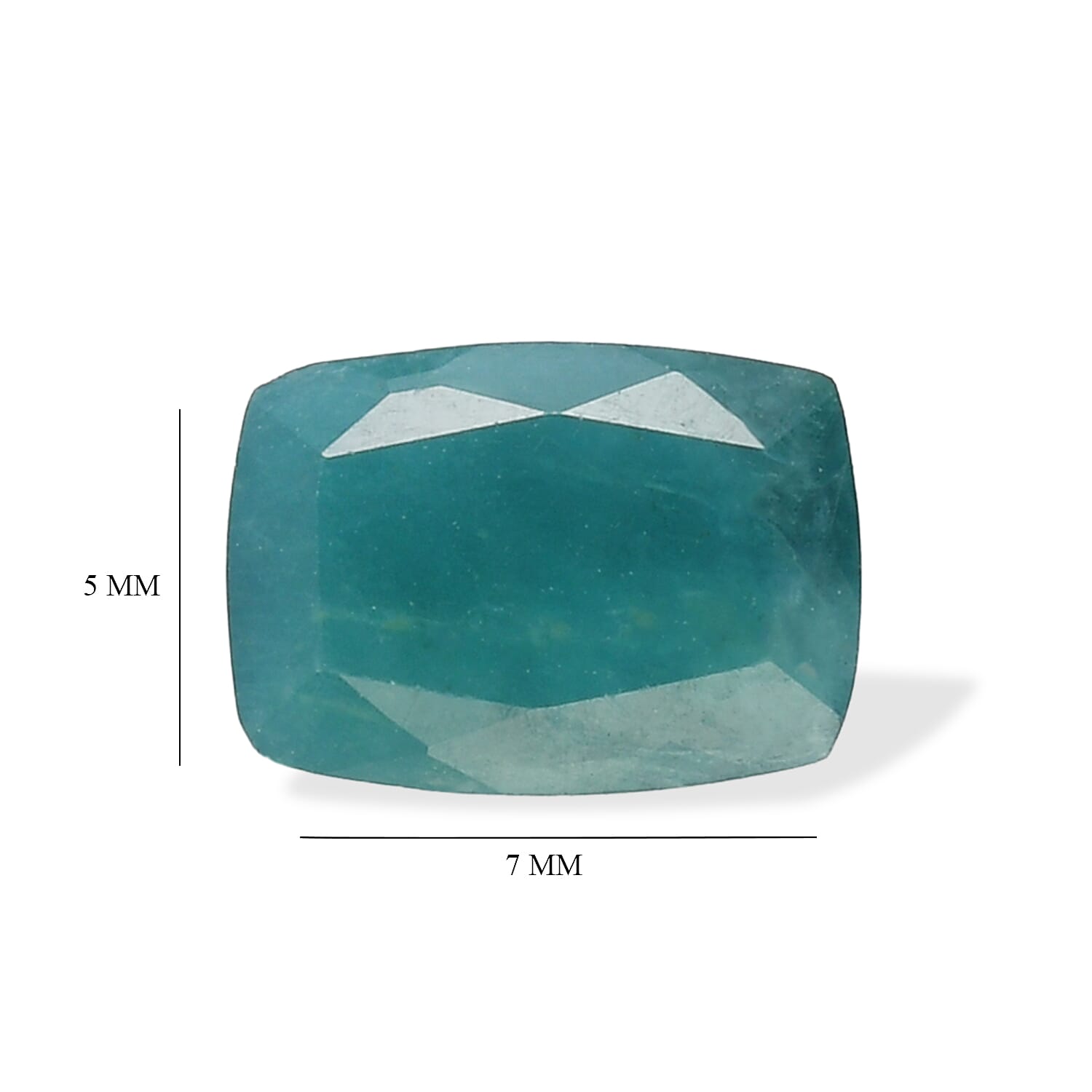 Teal Grandidierite Set of 2 (Cush 7x5 mm) 1.58 ctw