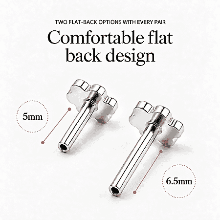 Round / Rhodium Over Sterling Silver / 0.50 - Product card gallery slide 3 (10352985080121)