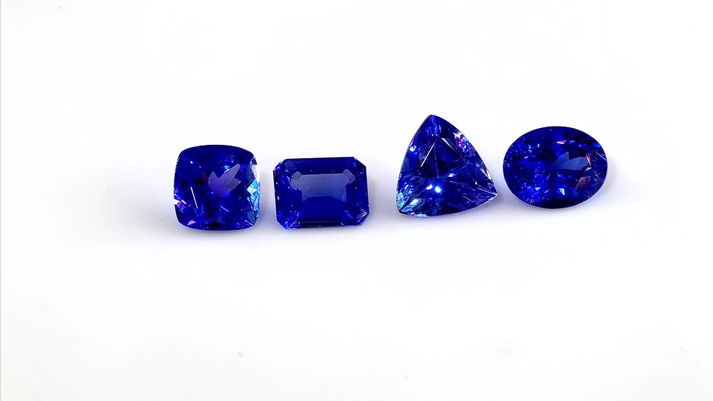 Certified and Appraised AAAA Tanzanite (Oct 8x6 mm) 1.75 ctw