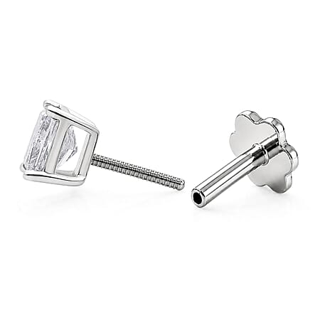 Square / Rhodium Over Sterling Silver - Product card gallery slide 3 (10336725401913)