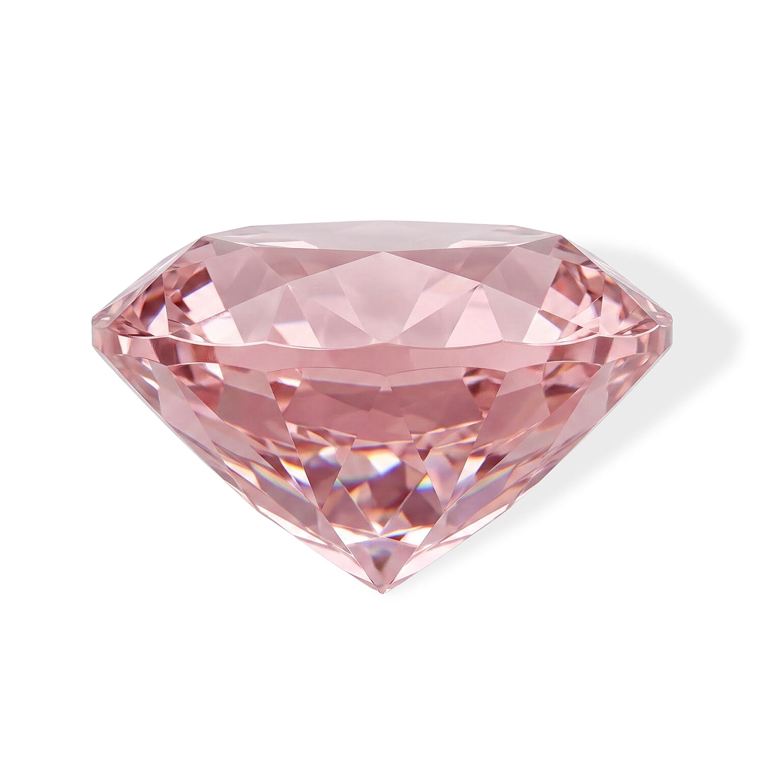 Certified and Appraised AAAA Palmeiras Pink Morganite (Cush 8mm) 3.00 ctw