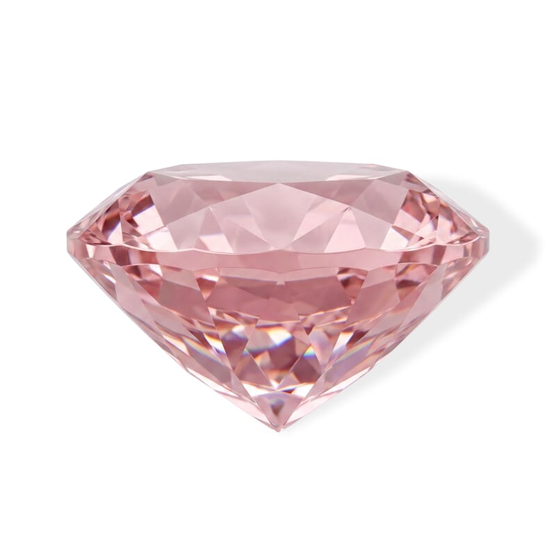 Certified and Appraised AAAA Palmeiras Pink Morganite (Cush 8mm) 3.00 ctw