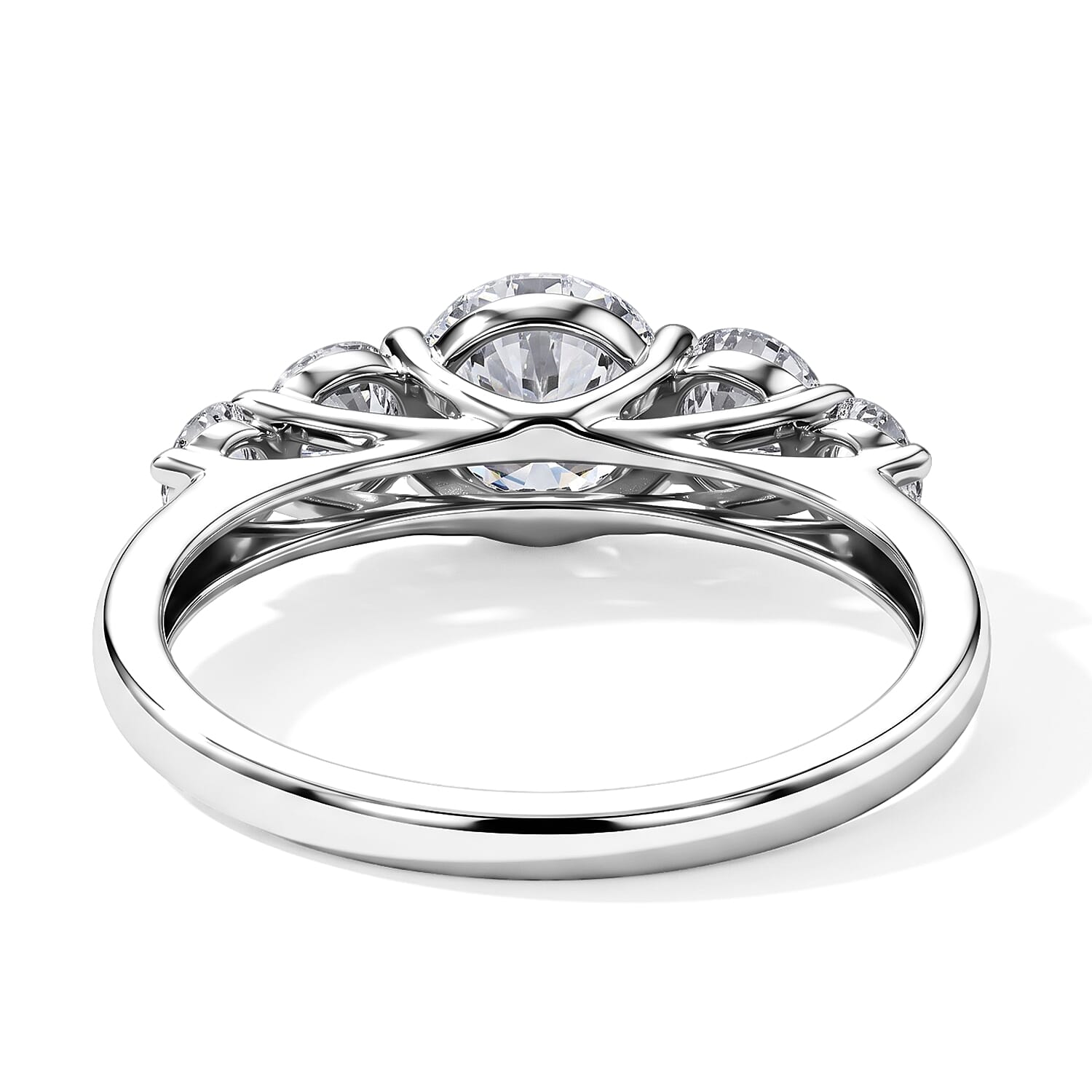 Luxuriant Lab Grown Diamond E-F VS 2.00 ctw Ring in 10K White Gold (Size 5.0)