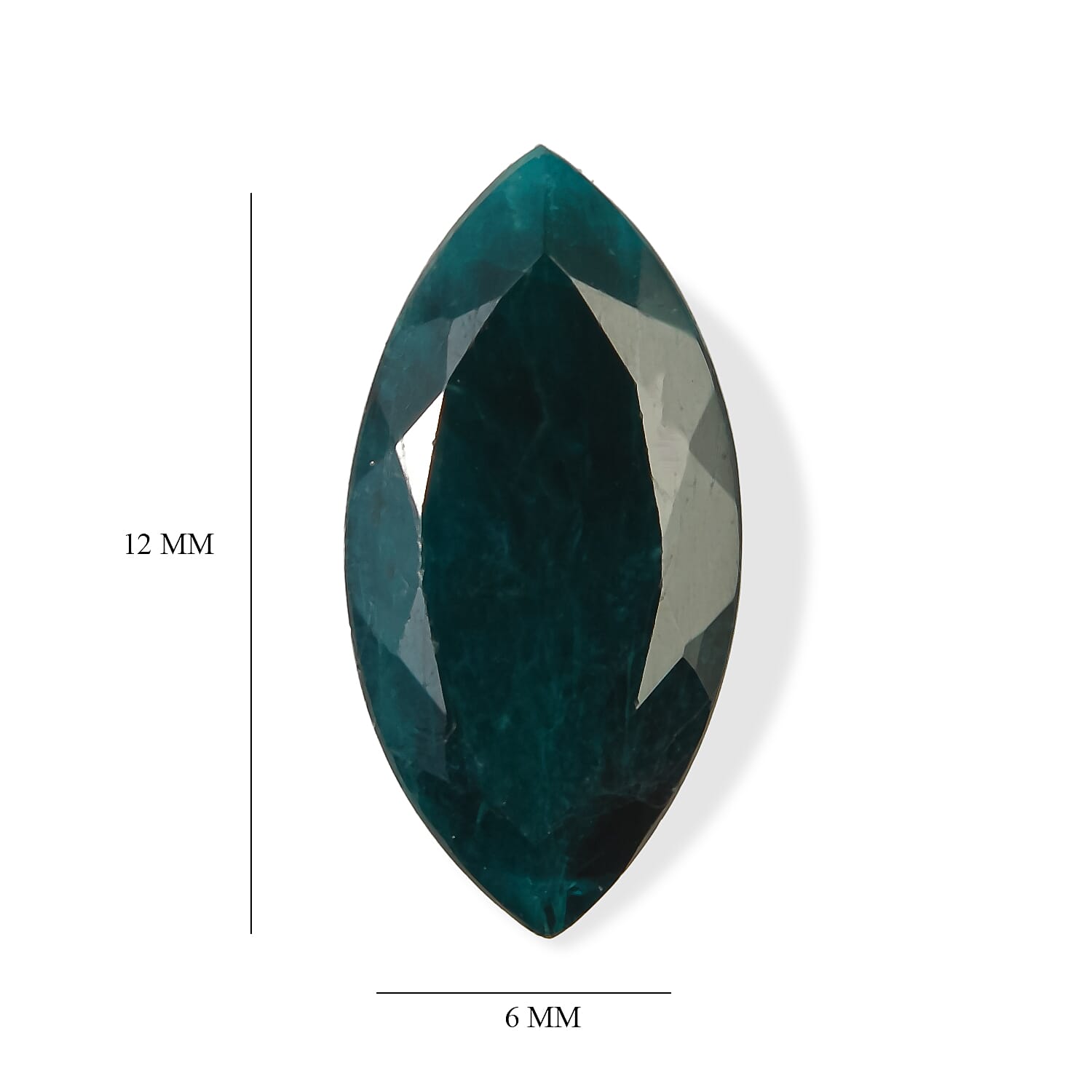 Teal Grandidierite (Mrq 12x6 mm) 1.44 ctw