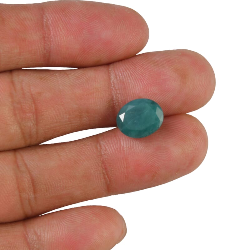 Teal Grandidierite (Ovl 11x9 mm) 3.10 ctw