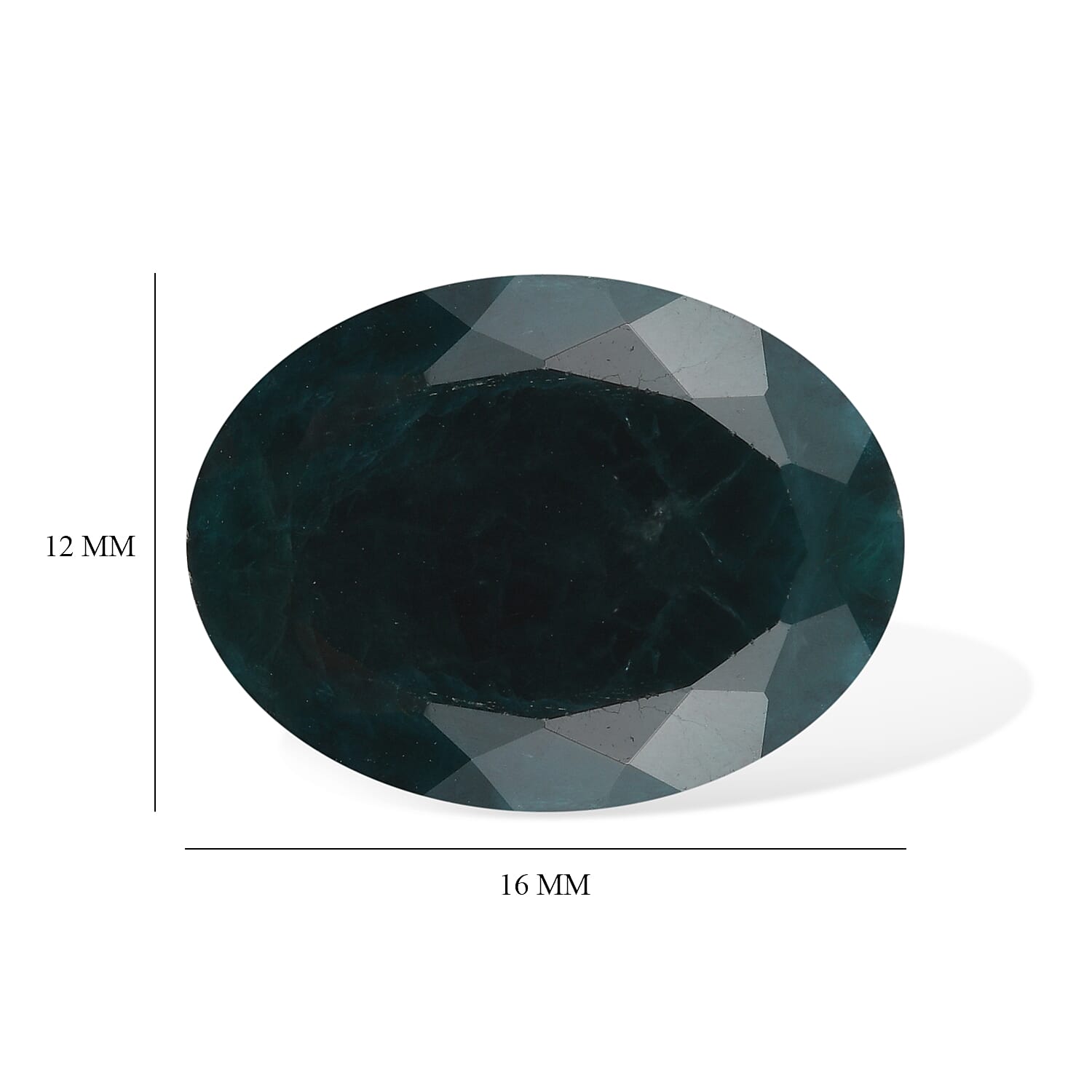 Teal Grandidierite (Ovl 16x12 mm) 8.85 ctw