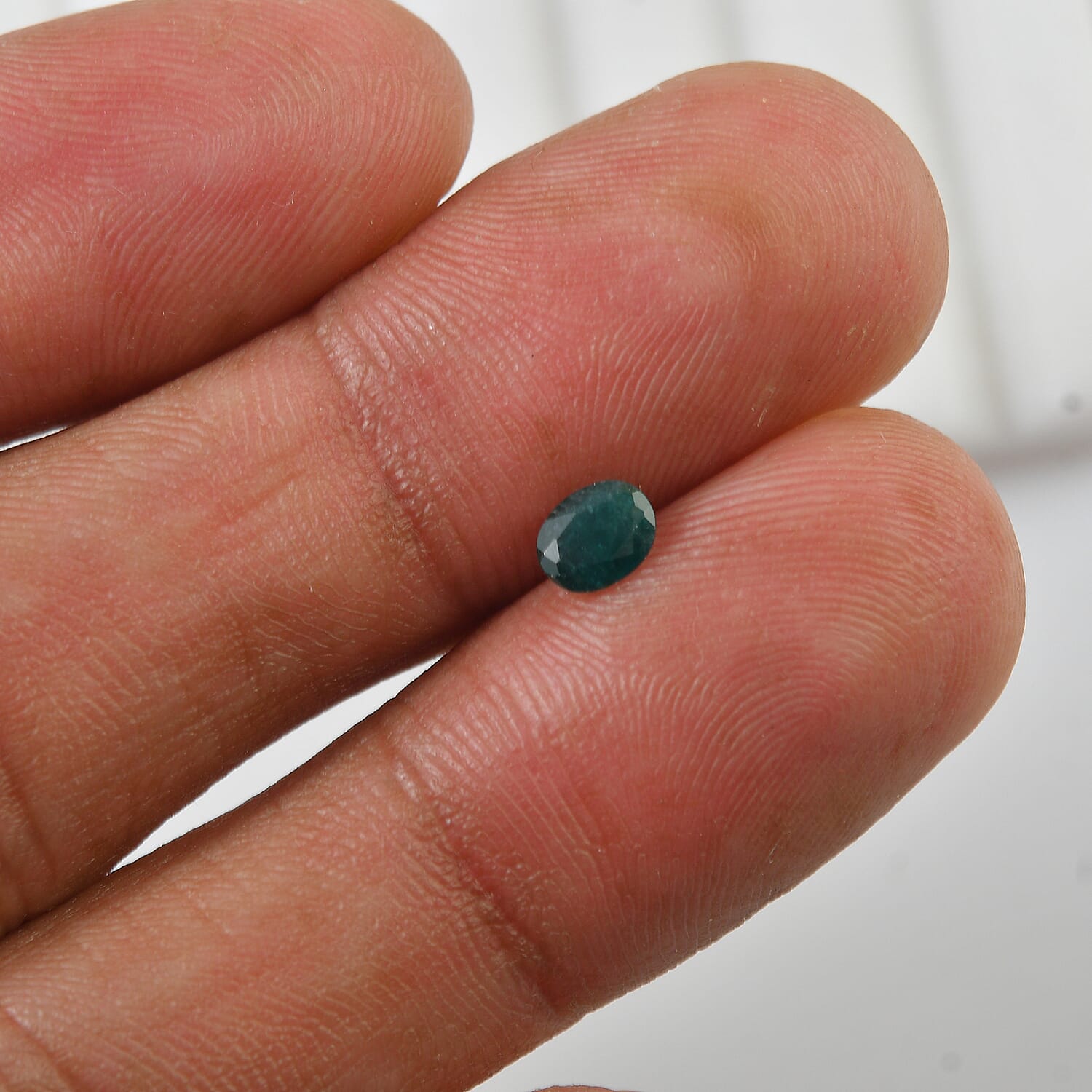 Teal Grandidierite Set of 2 (Ovl 5x4 mm) 0.54 ctw