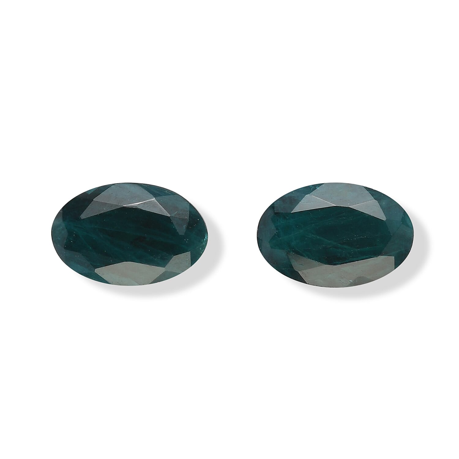 Teal Grandidierite Set of 2 (Ovl 6x4 mm) 0.68 ctw