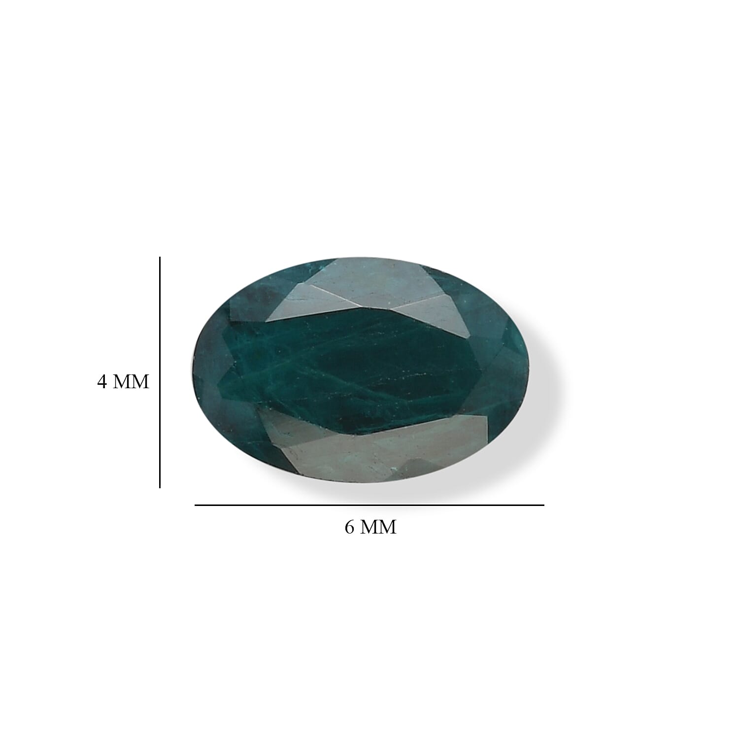 Teal Grandidierite Set of 2 (Ovl 6x4 mm) 0.68 ctw