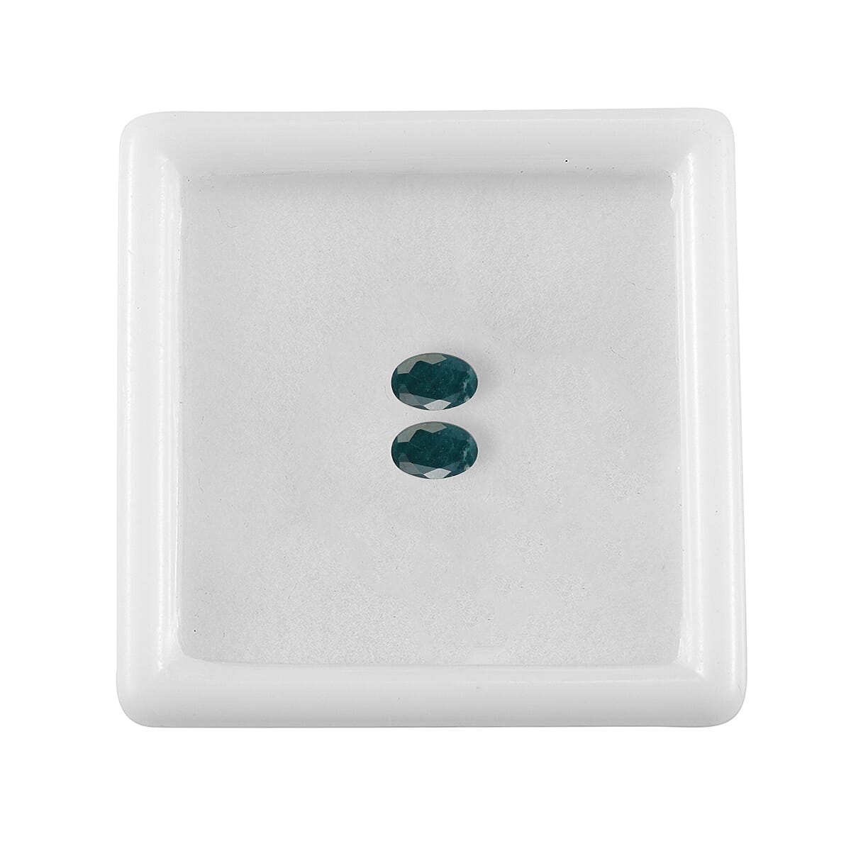 AA Teal Grandidierite Set of 2 (Ovl 6X4 mm) 0.69 ctw