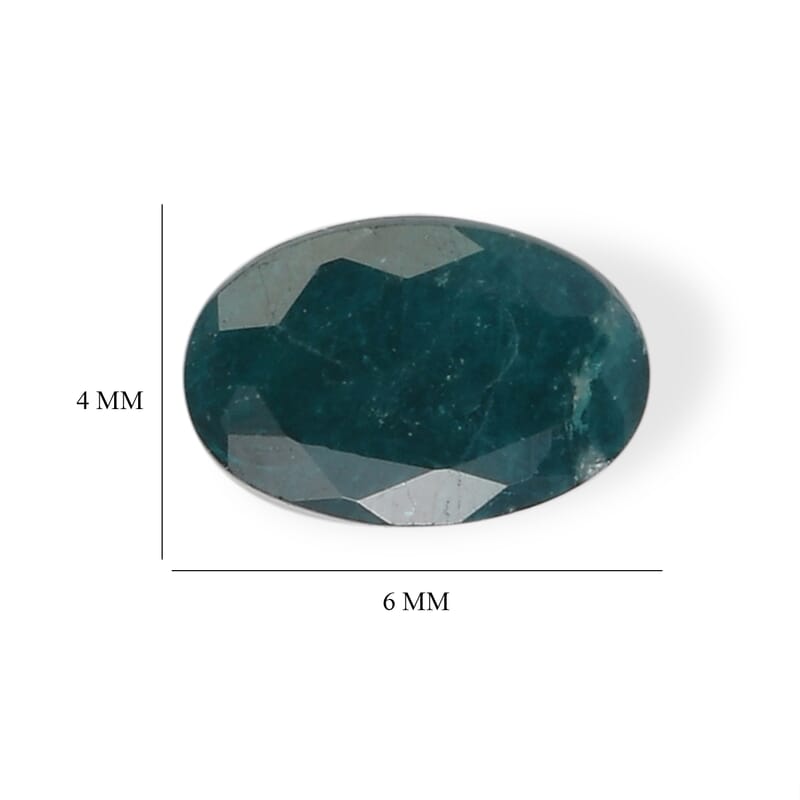 AA Teal Grandidierite Set of 2 (Ovl 6X4 mm) 0.69 ctw