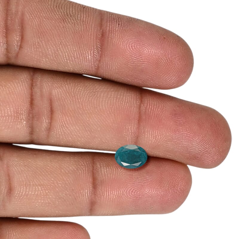 Teal Grandidierite (Ovl 8x6 mm) 1.18 ctw