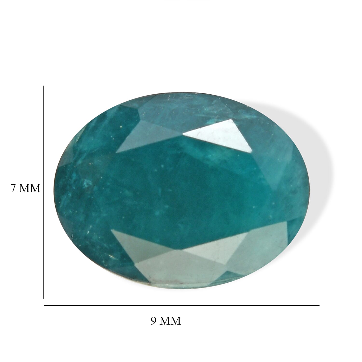 Teal Grandidierite (Ovl 9x7 mm) 1.57 ctw