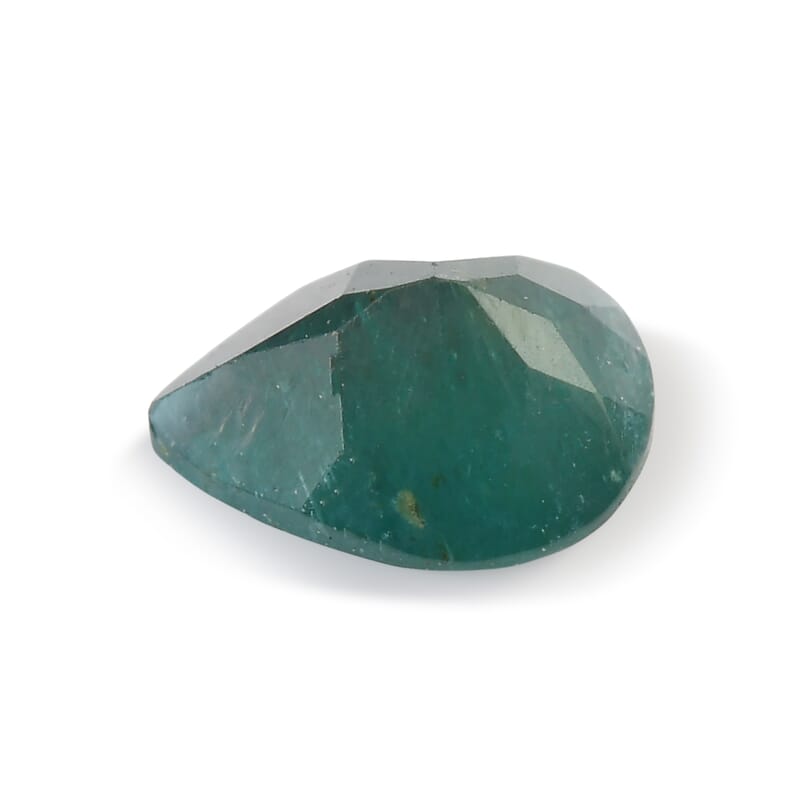 Teal Grandidierite Set of 2 (Pear 5x4 mm) 0.45 ctw