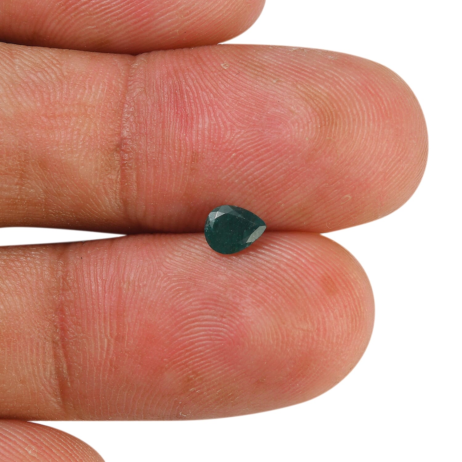 Teal Grandidierite Set of 2 (Pear 5x4 mm) 0.45 ctw