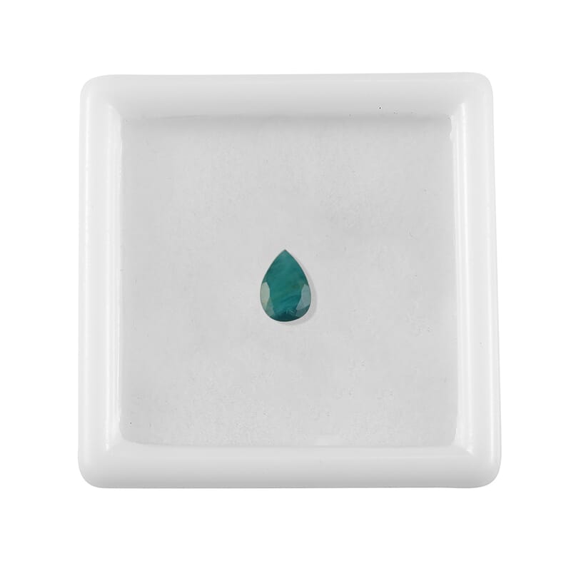 AA Teal Grandidierite (Pear 7X5 mm) 0.39 ctw