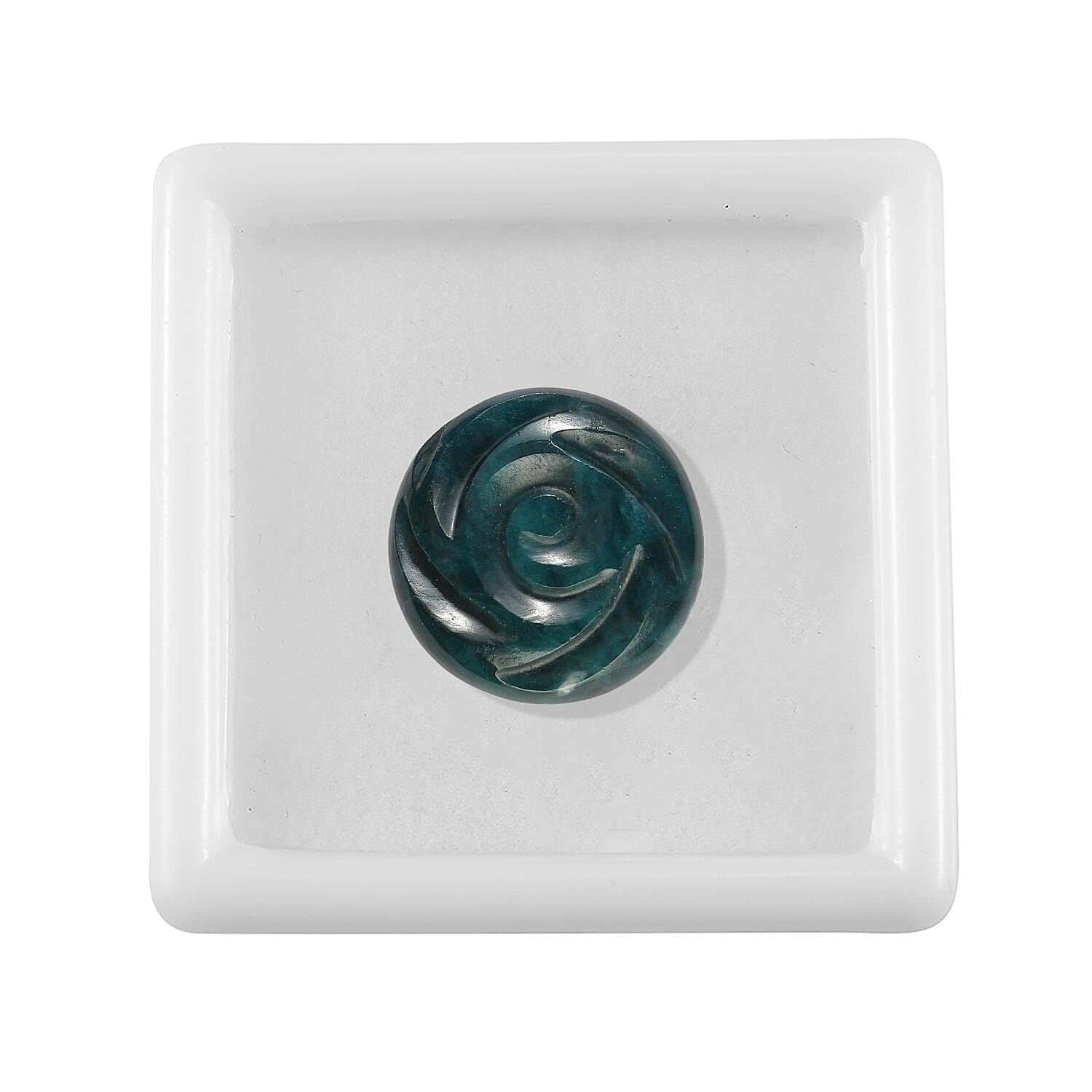 Teal Grandidierite (Rnd 16 mm) 16.85 ctw