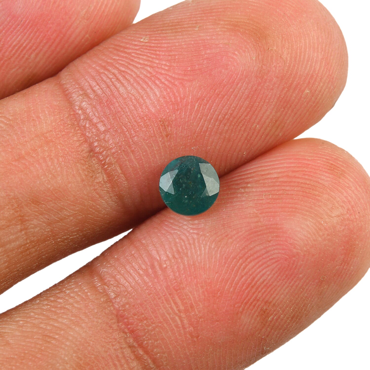Teal Grandidierite Set of 2 (Rnd 5.25 mm) 1.10 ctw