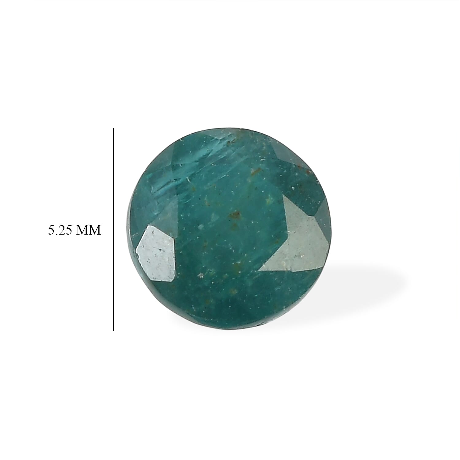Teal Grandidierite Set of 2 (Rnd 5.25 mm) 1.10 ctw