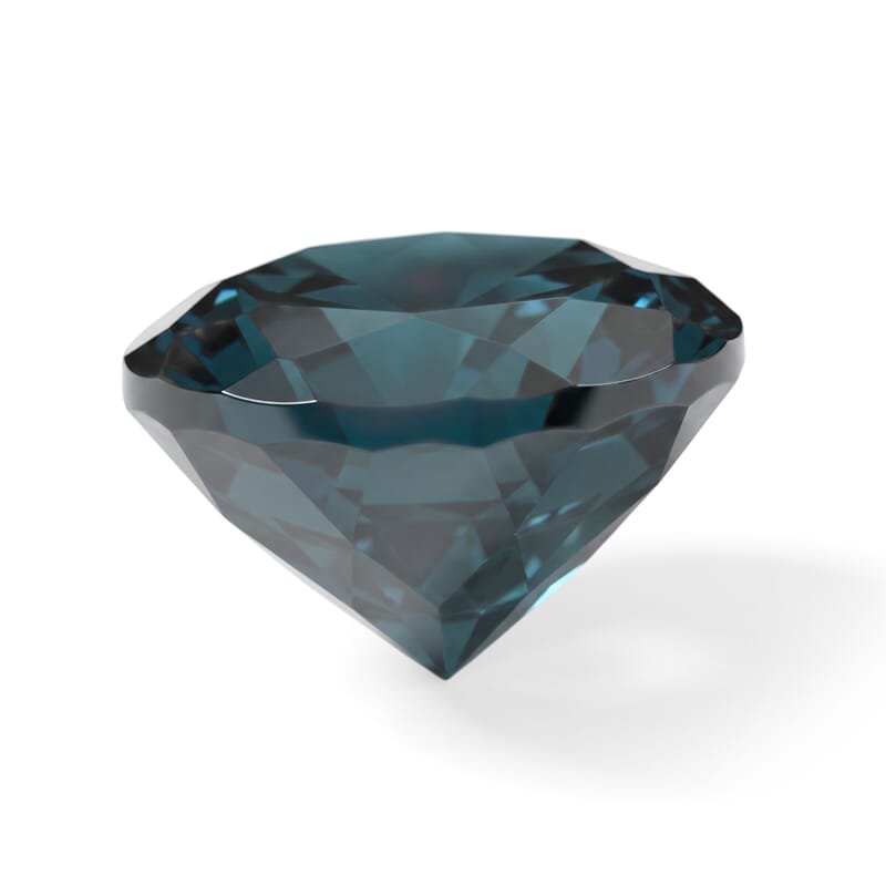 AAA Teal Grandidierite Set of 2 (Rnd 5.75 mm) 1.39 ctw