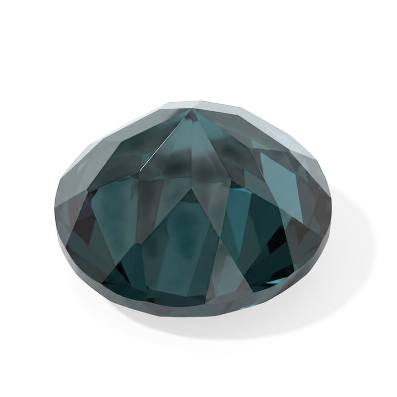 AAA Teal Grandidierite Set of 2 (Rnd 5.75 mm) 1.39 ctw