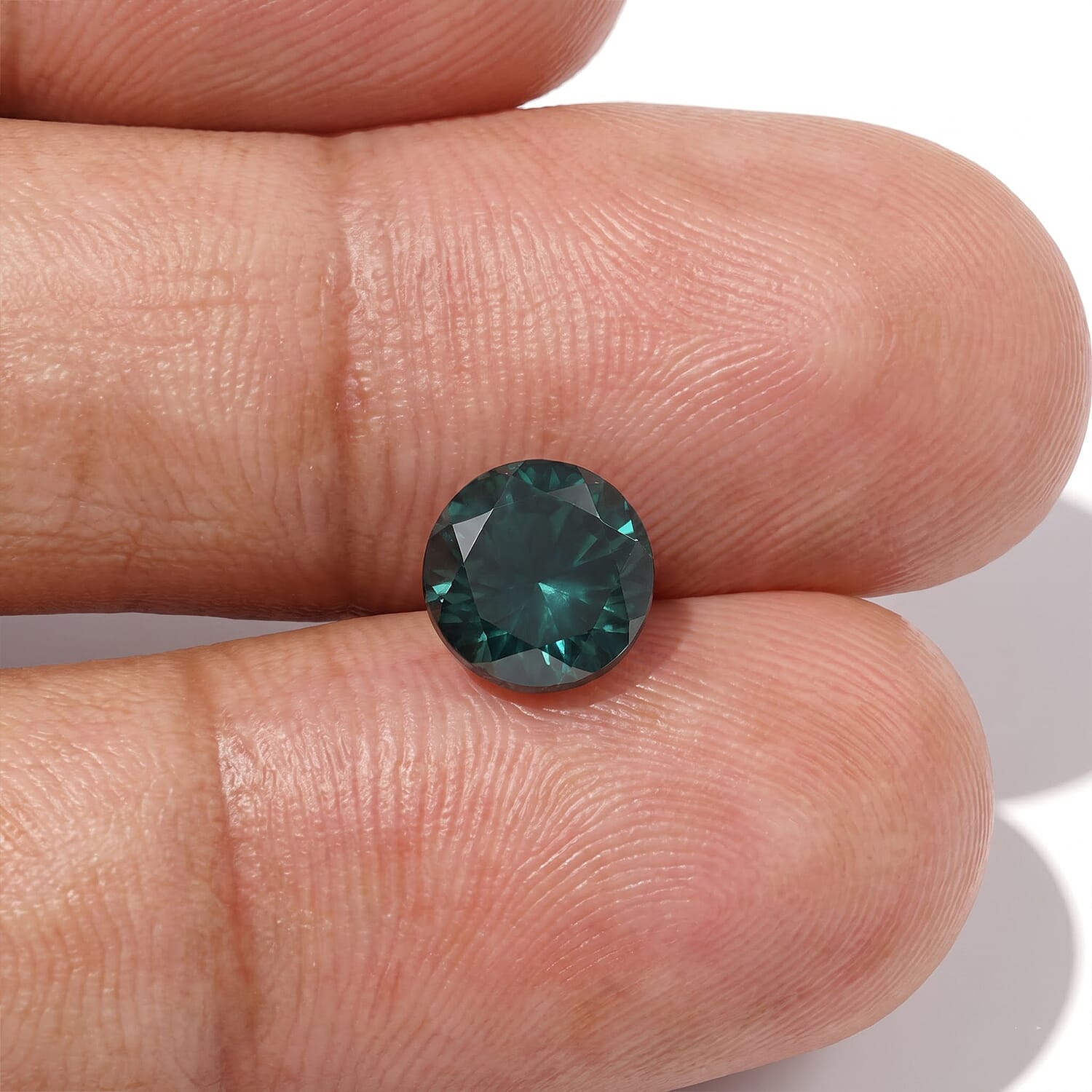 Teal Grandidierite (Rnd 7 mm) 1.06 ctw
