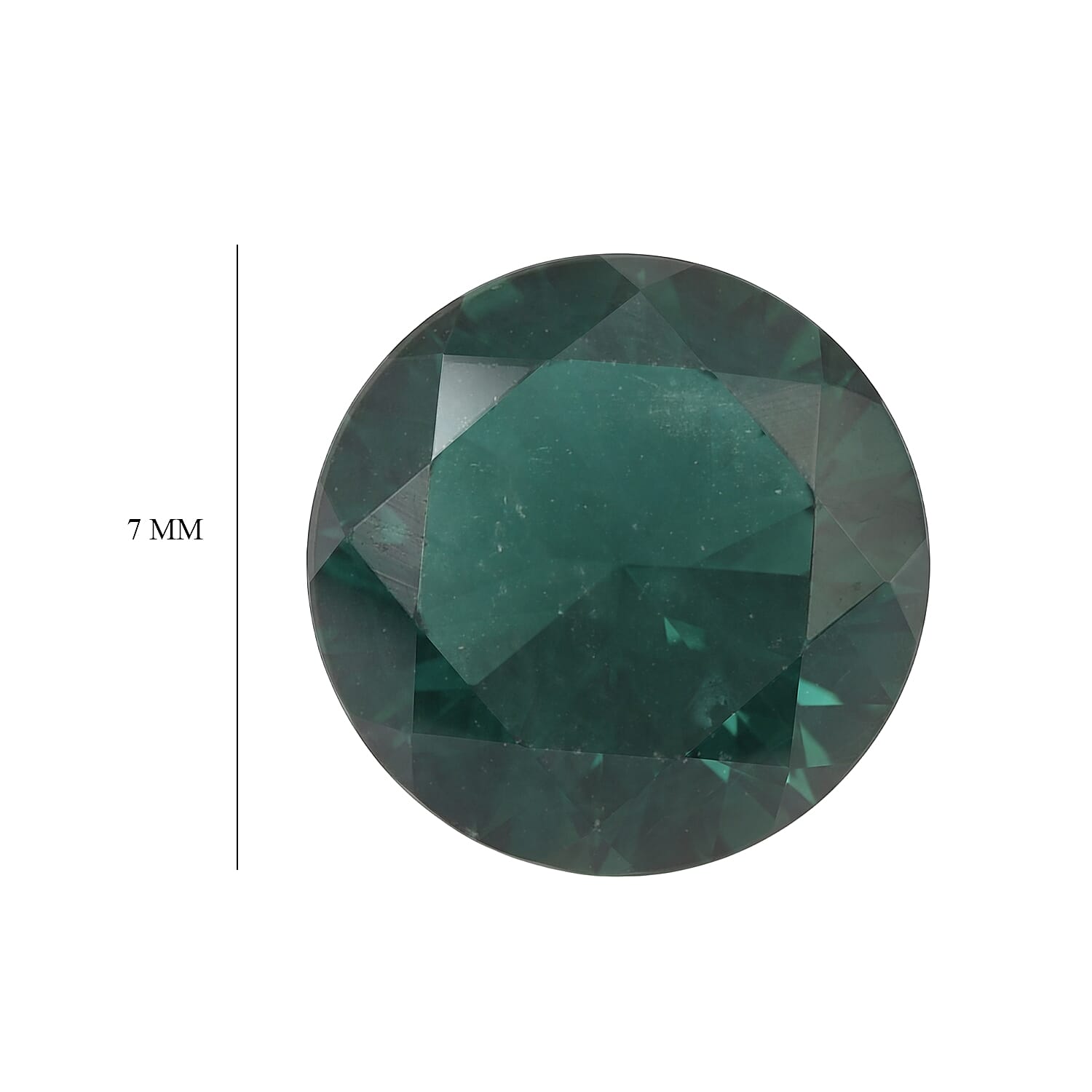 Teal Grandidierite (Rnd 7 mm) 1.06 ctw