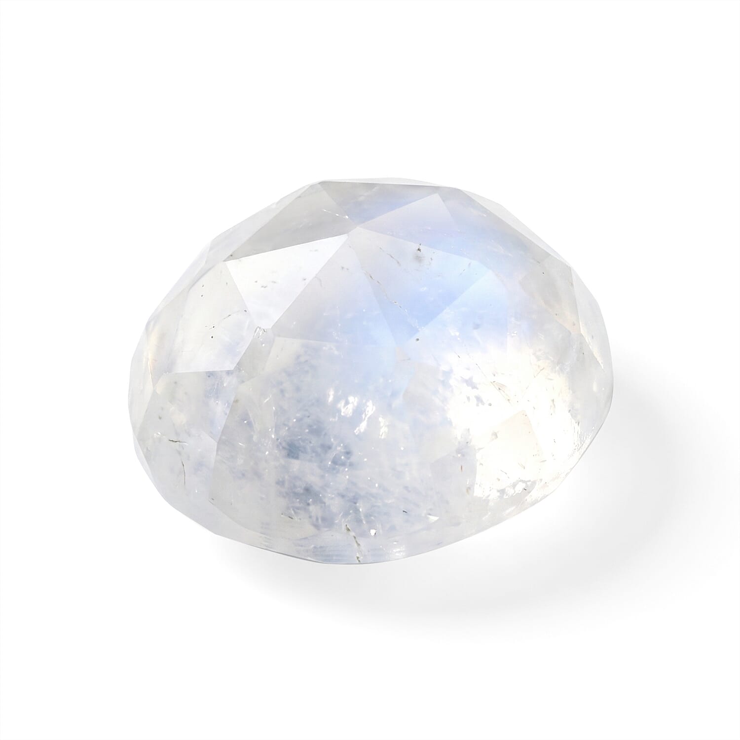 AA Rainbow Moonstone Set of 2 (Rnd 6 mm) 0.77 ctw