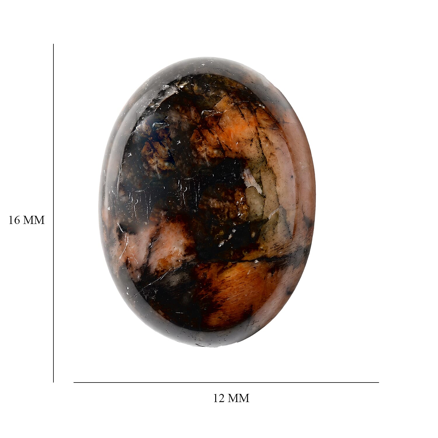 AA Willemite (Ovl 16x12 mm) 13.98 ctw