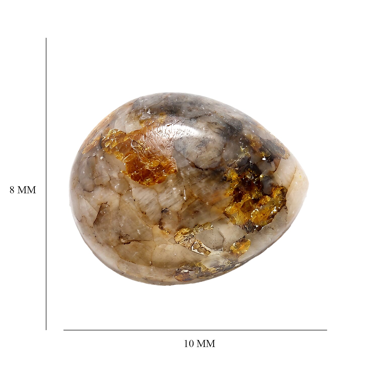 Willemite (Pear 10x8 mm) 2.93 ctw