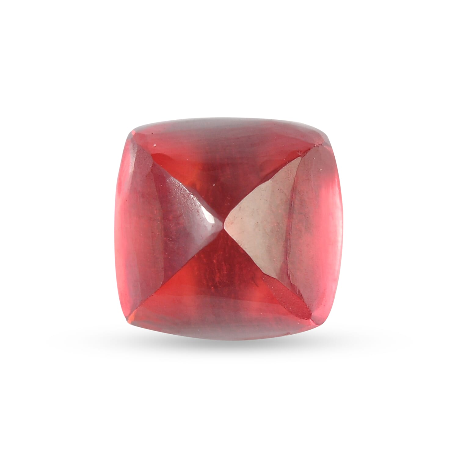 AA Lab Grown Padparadscha Sapphire (Cush 6x6 mm) 1.38 ctw