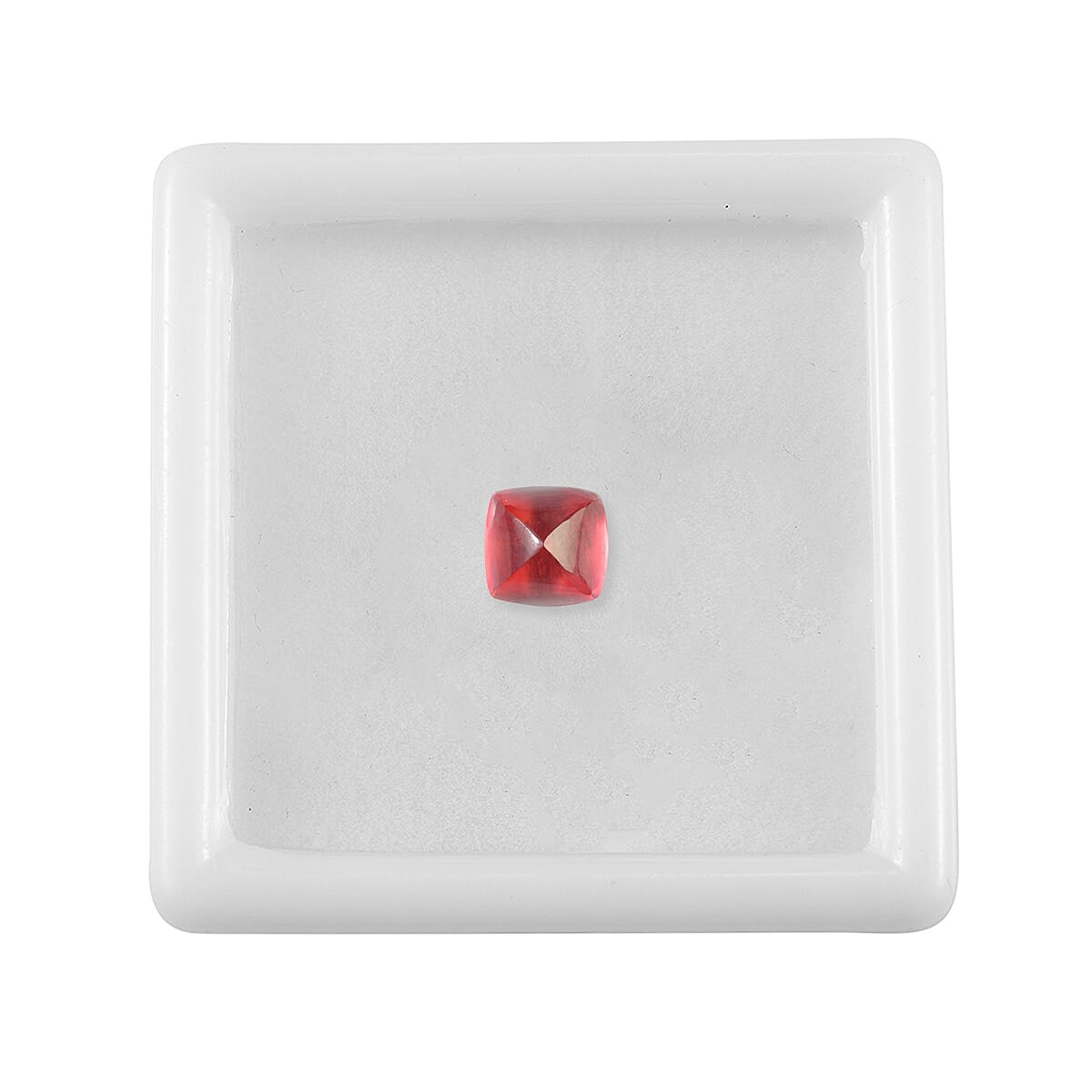 AA Lab Grown Padparadscha Sapphire (Cush 6x6 mm) 1.38 ctw