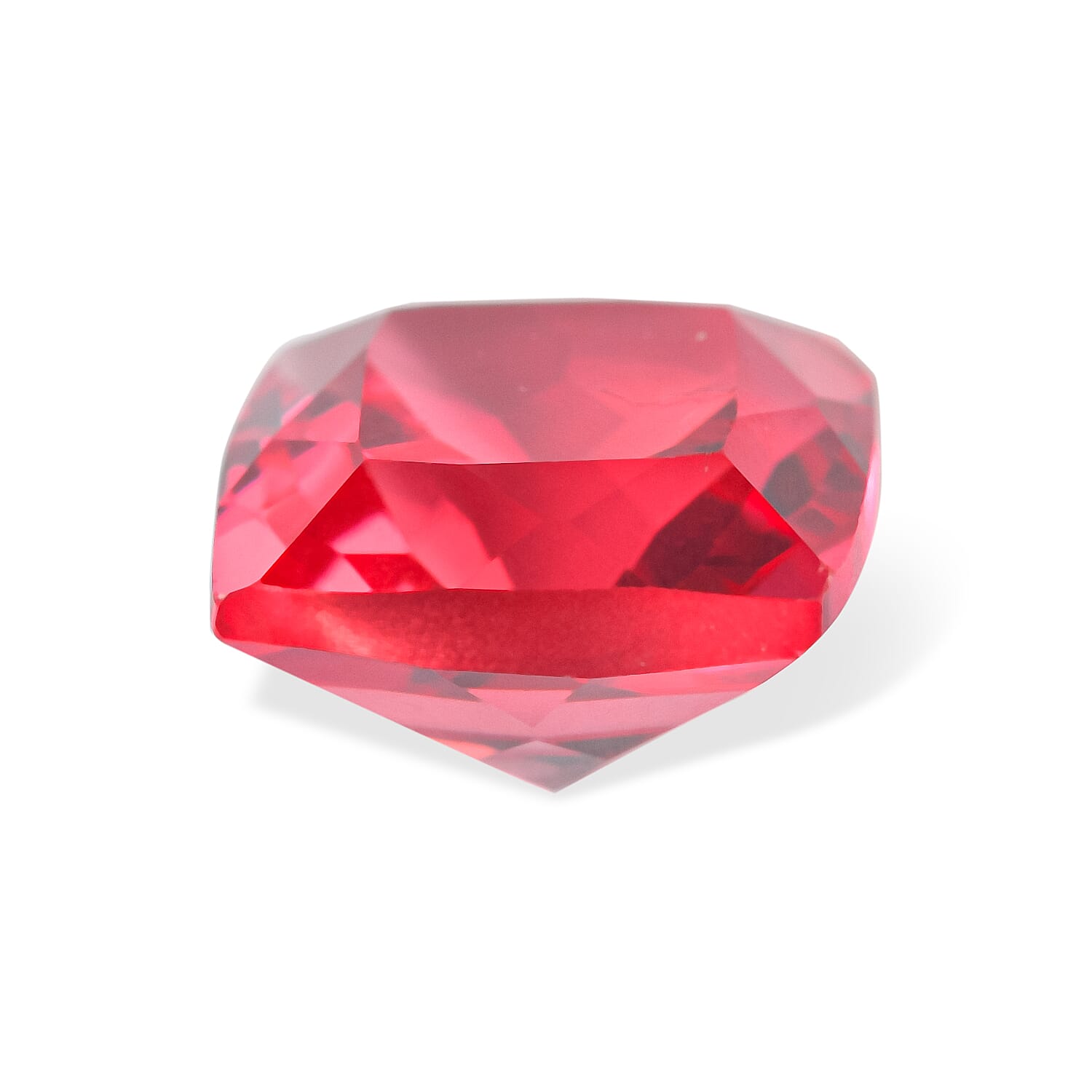 Lab Grown Padparadscha Sapphire (Cush 8x8 mm) 2.90 ctw