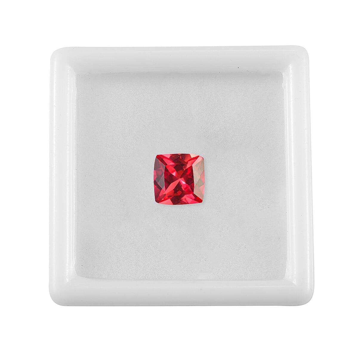Lab Grown Padparadscha Sapphire (Cush 8x8 mm) 2.90 ctw