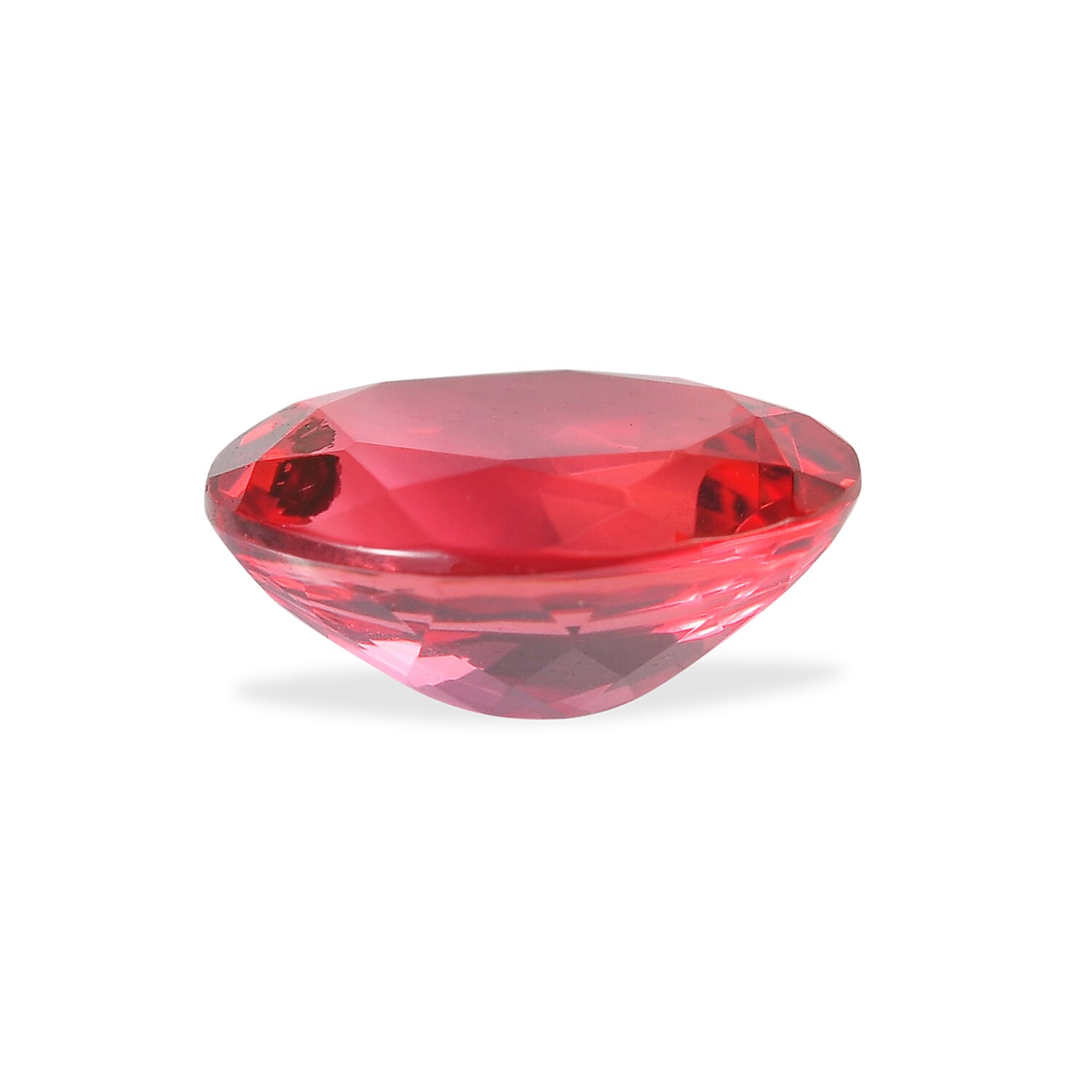 Lab Grown Padparadscha Sapphire (Ovl 8x6 mm) 1.45 ctw