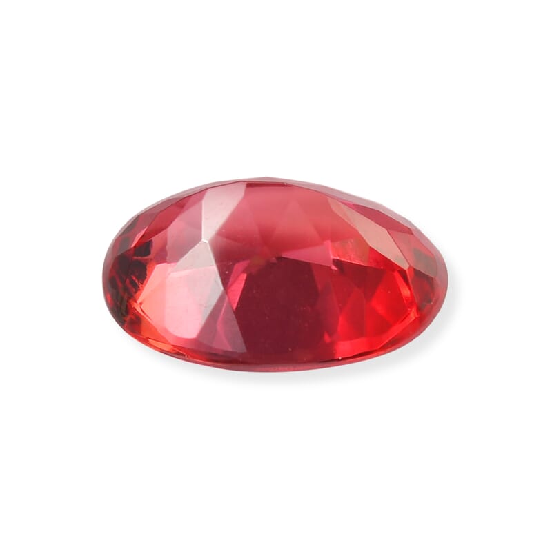 Lab Grown Padparadscha Sapphire (Ovl 8x6 mm) 1.45 ctw