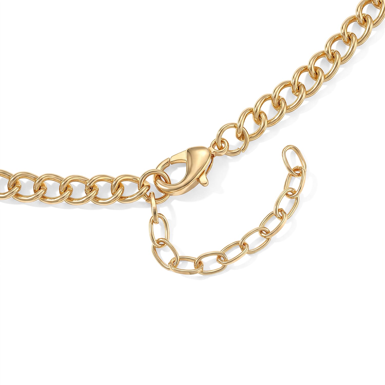 Celebrity Style White Glass Line Statement Necklace in Silvertone 20-22 Inches