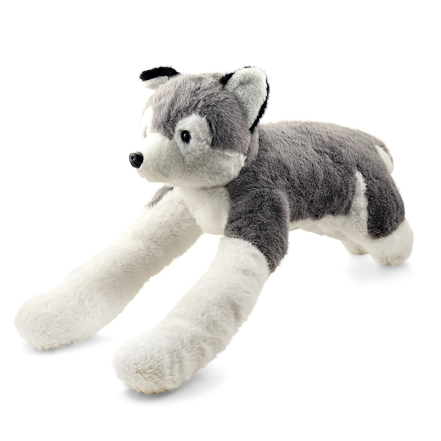 Gray Calm-Panion Pets Weighted Husky Plush