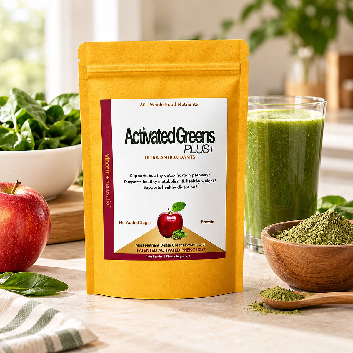 Vincent Plus Activated Greens Plus+