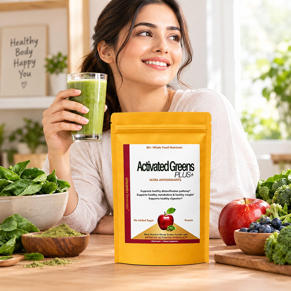 Vincent Plus Activated Greens Plus+