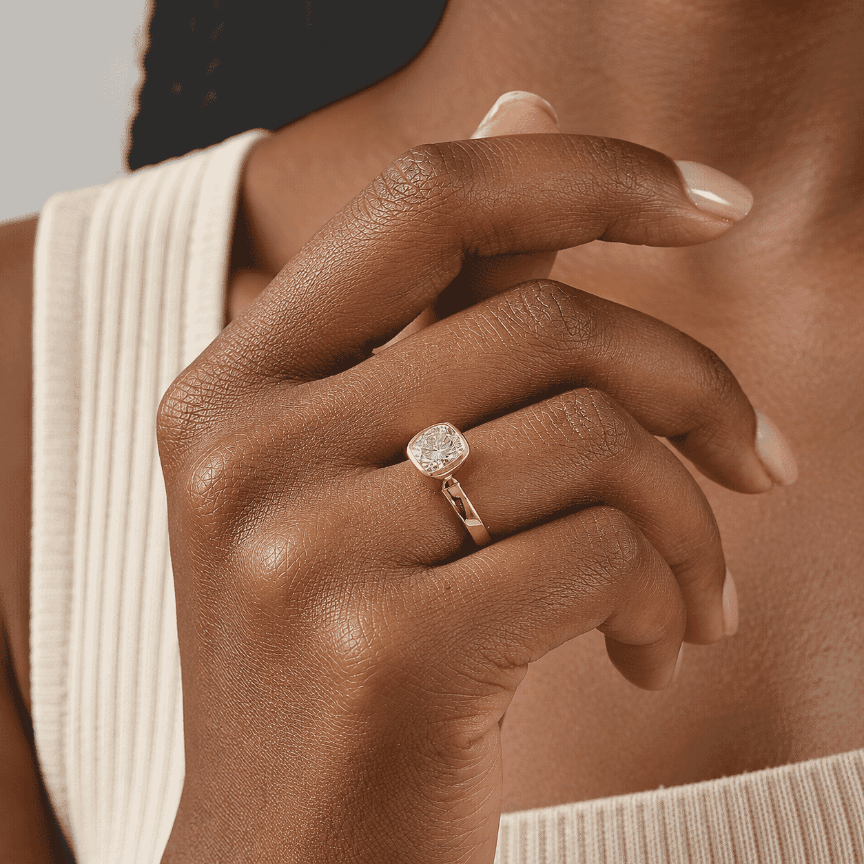 D'Joy Moissanite 1.70 ctw Solitaire Ring in 18K Vermeil Yellow Gold Over Sterling Silver (Size 6.0)