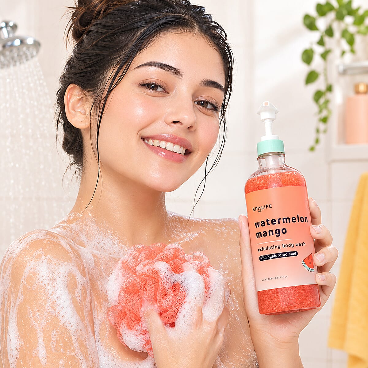 SpaLife Beauty Watermelon Mango Exfoliating Body Wash