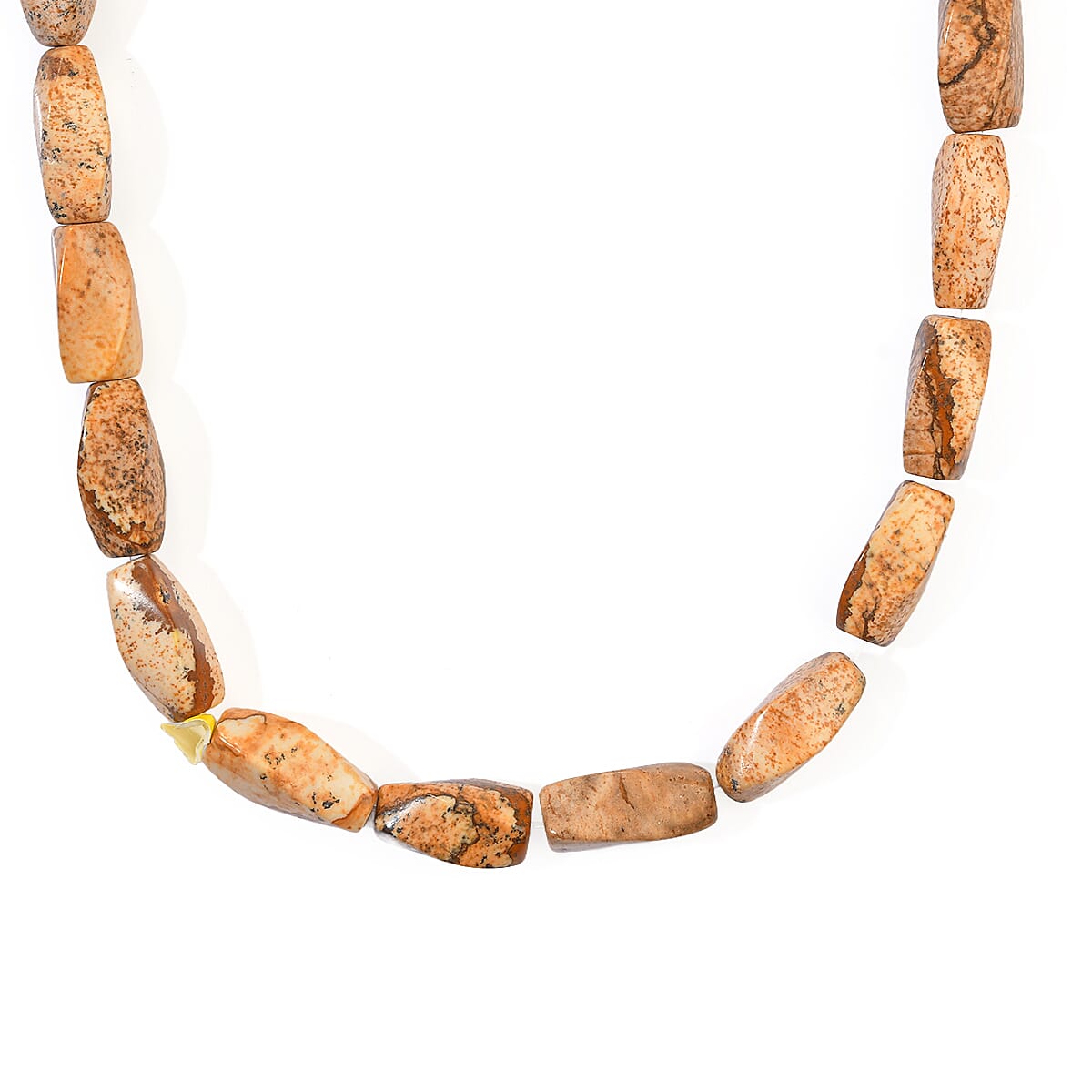 GCS Picture Jasper 164.40 ctw Beaded Strand