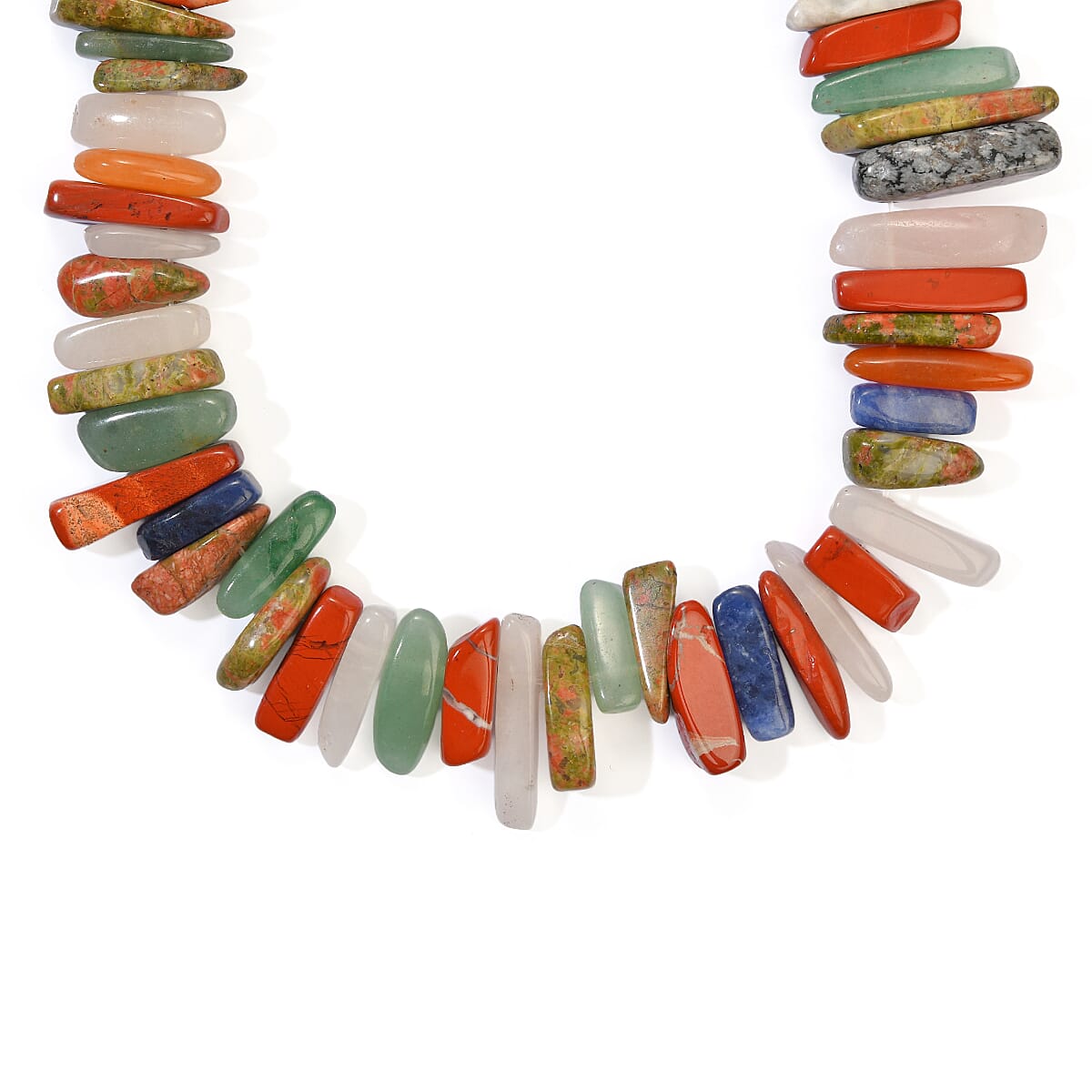 GCS Multi Gemstone 432.50 ctw Beaded Chips Strand