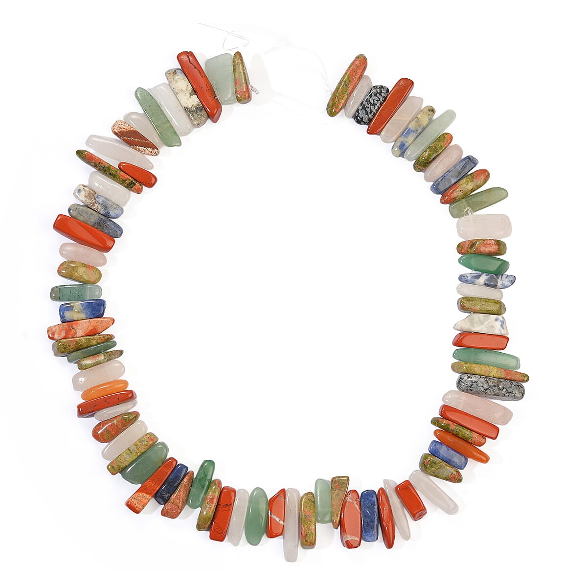 GCS Multi Gemstone 432.50 ctw Beaded Chips Strand