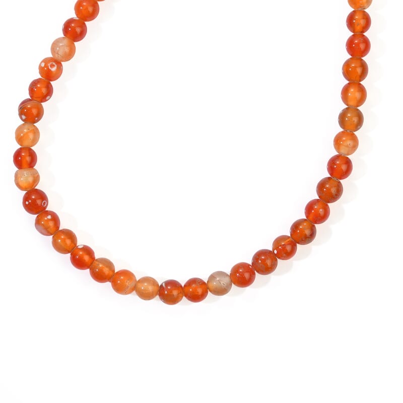 GCS Carnelian 106.10 ctw Beaded Strand