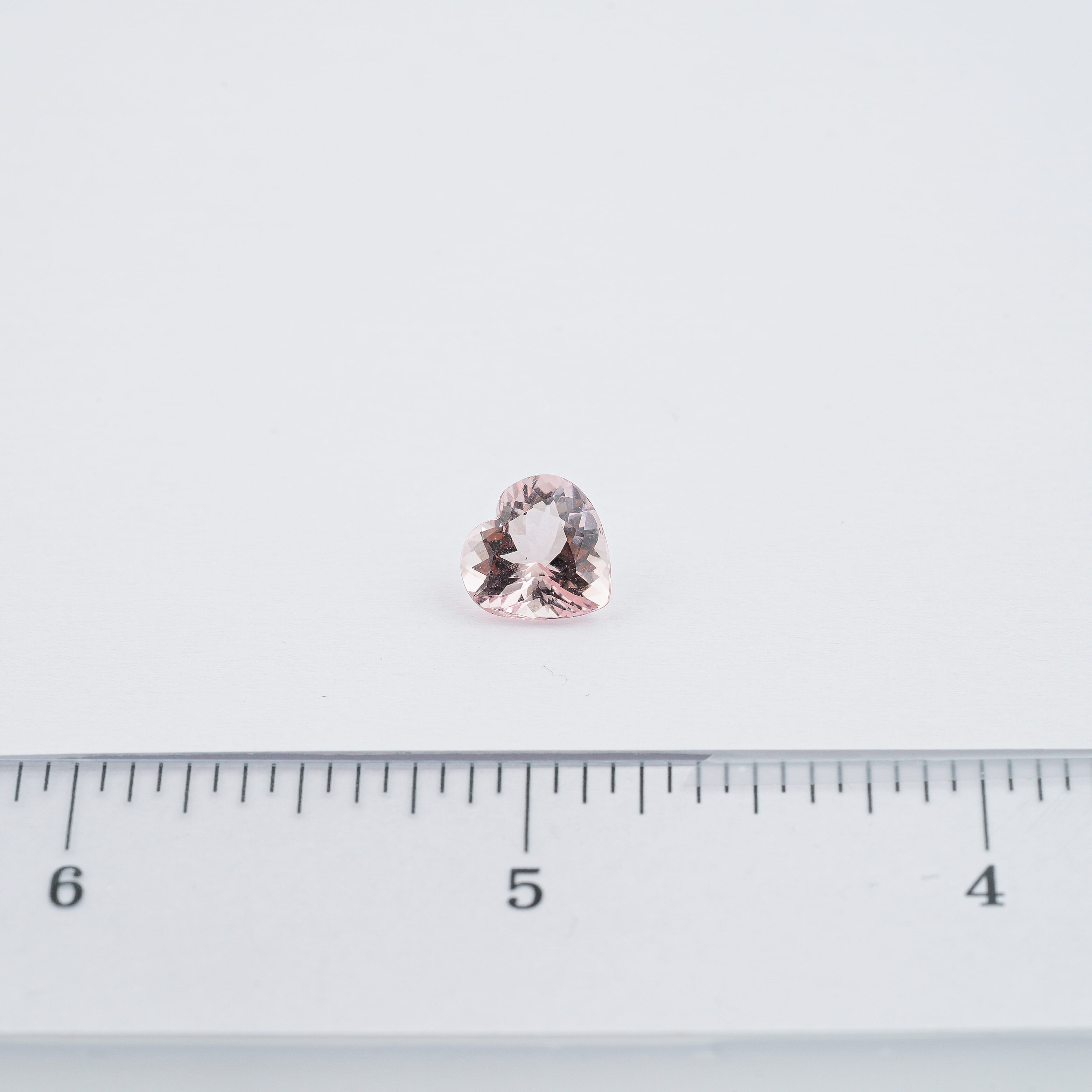 AAAA Pink Morganite (Heart 9 mm) 2.00 ctw